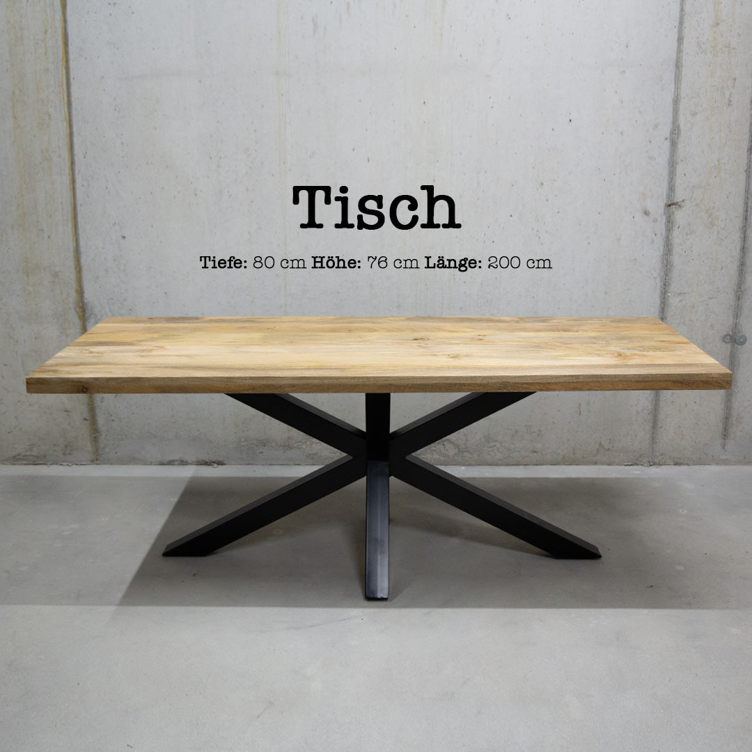 Mangoholz Tisch "The Star Table 200"