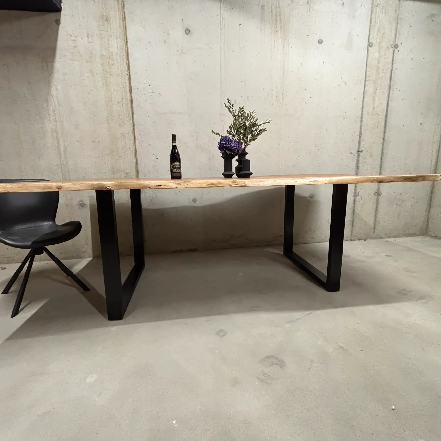 Großer Akazienholz Esszimmertisch 240x120 cm – Massivholz Big Boy