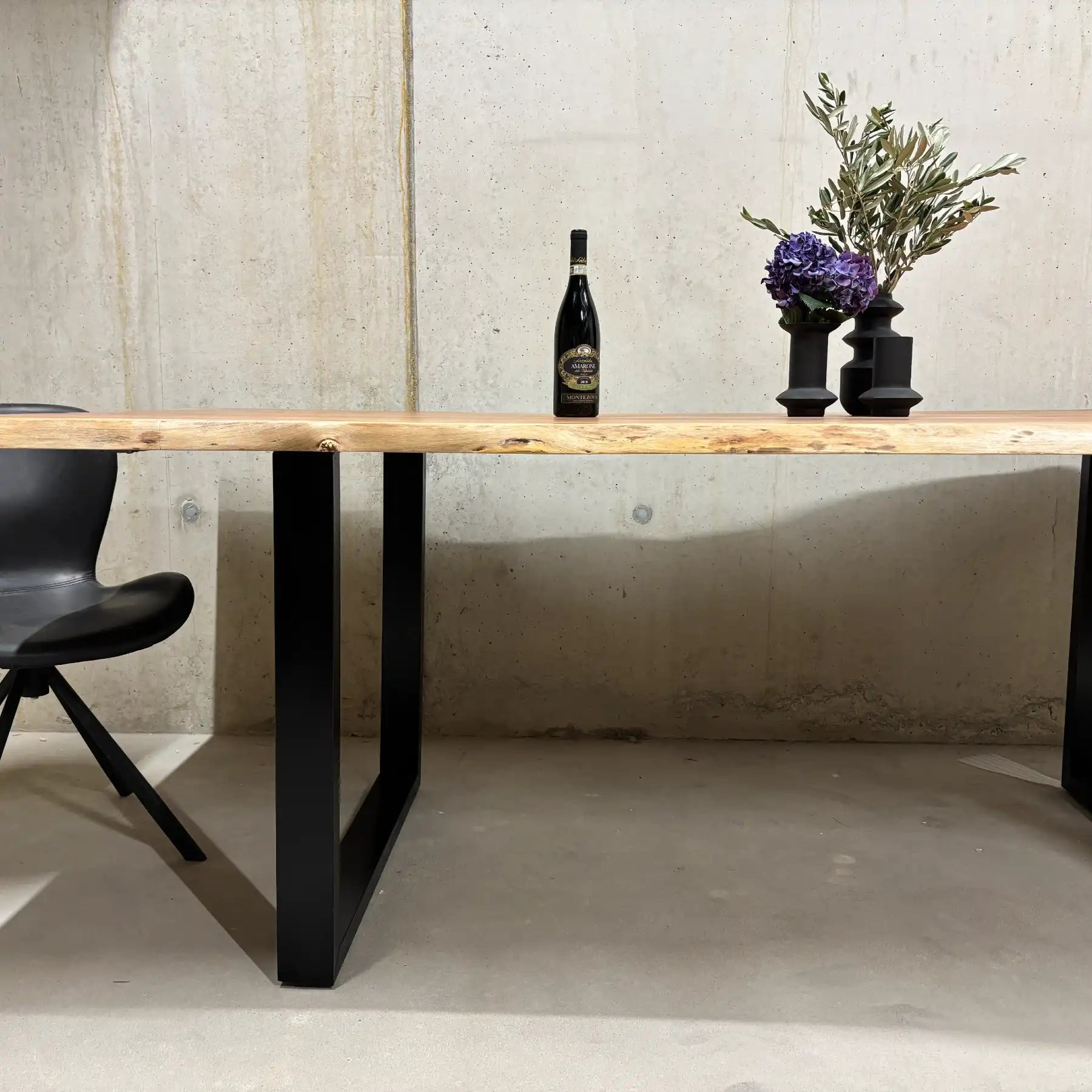 Großer Akazienholz Esszimmertisch 240x120 cm – Massivholz Big Boy