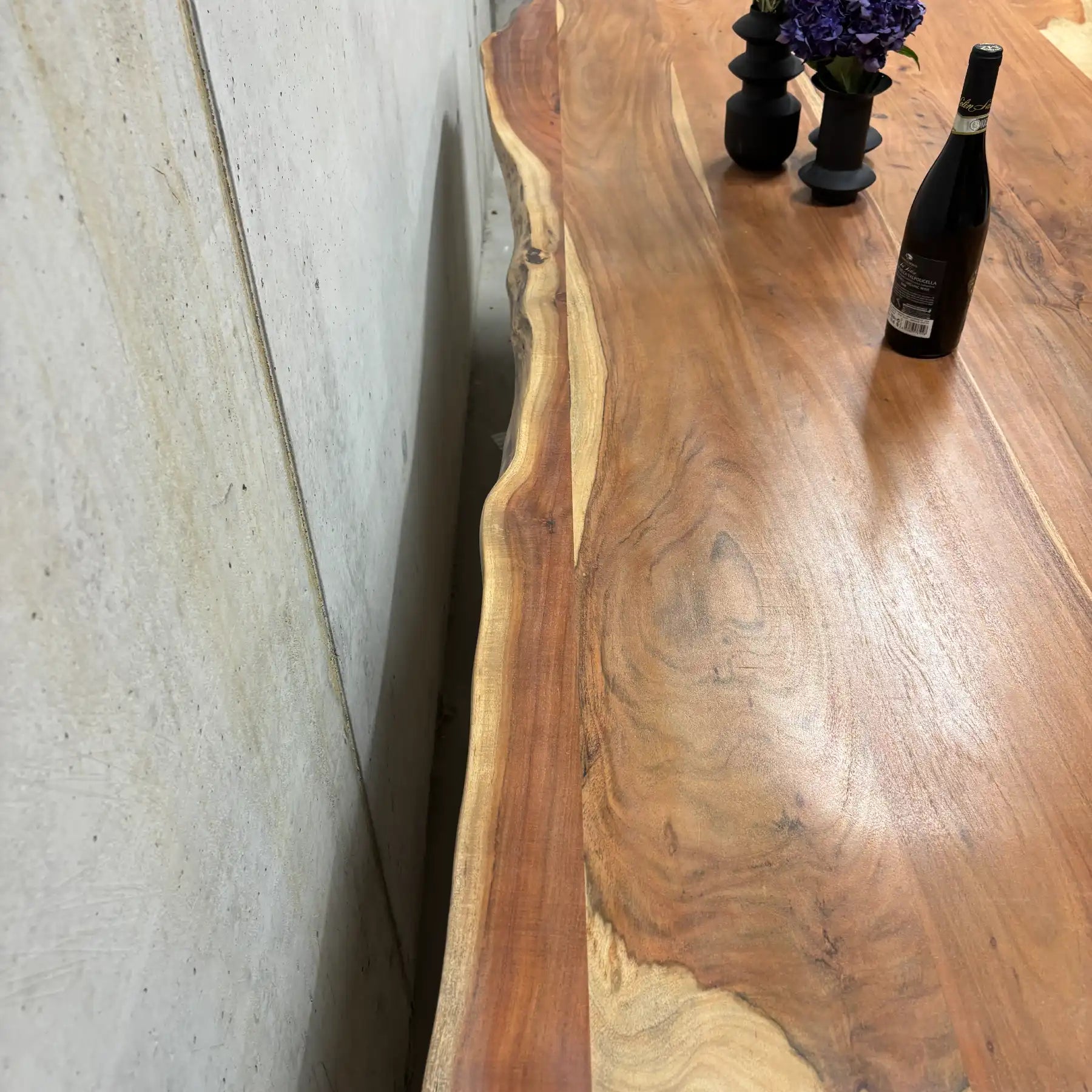 Großer Akazienholz Esszimmertisch 240x120 cm – Massivholz Big Boy