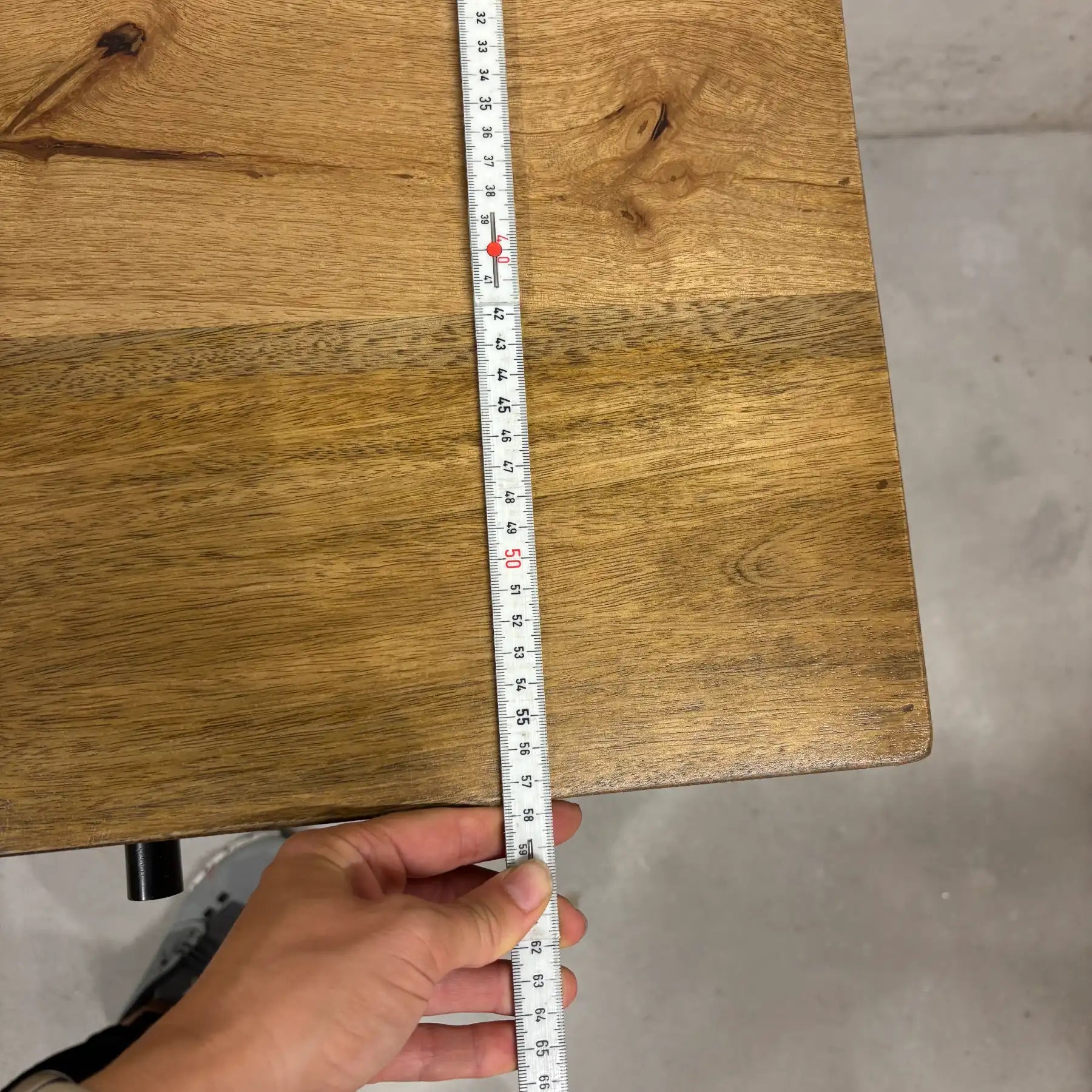 Mango Schreibtisch mit 3 Schubladen – Massivholz Cabinet Desk