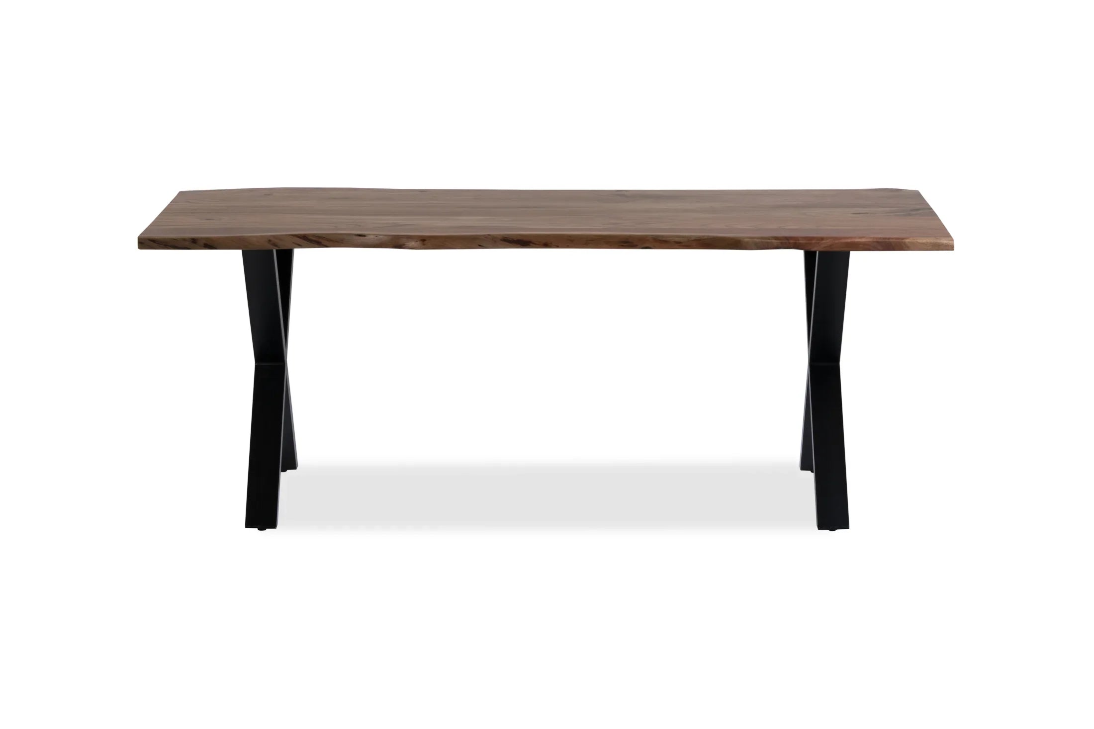 Live Edge Esstisch 180 cm – Wähle Tischplatte & Beine