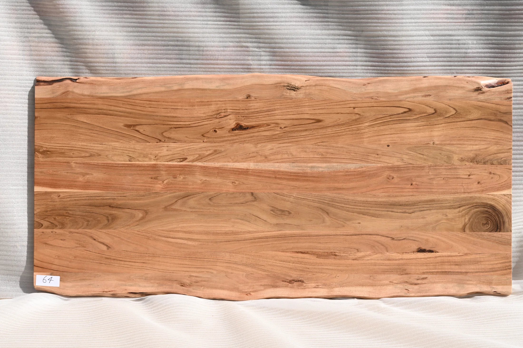 Dining table with live-edge, 200 cm, acacia – solid wood