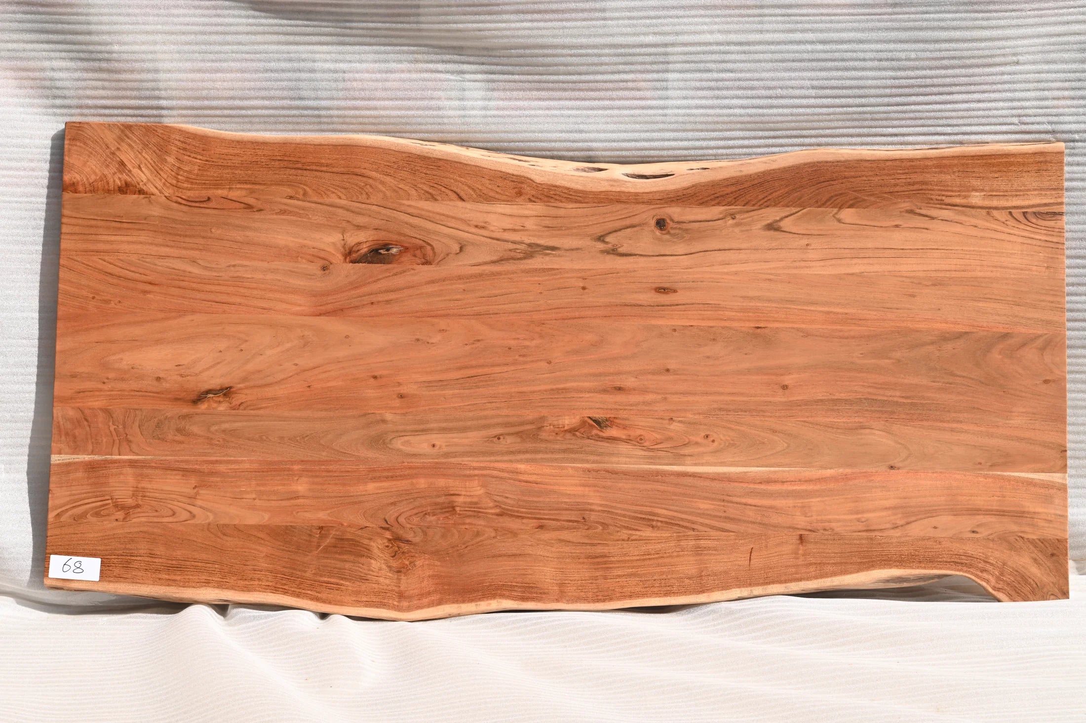 Dining table with live-edge, 200 cm, acacia – solid wood
