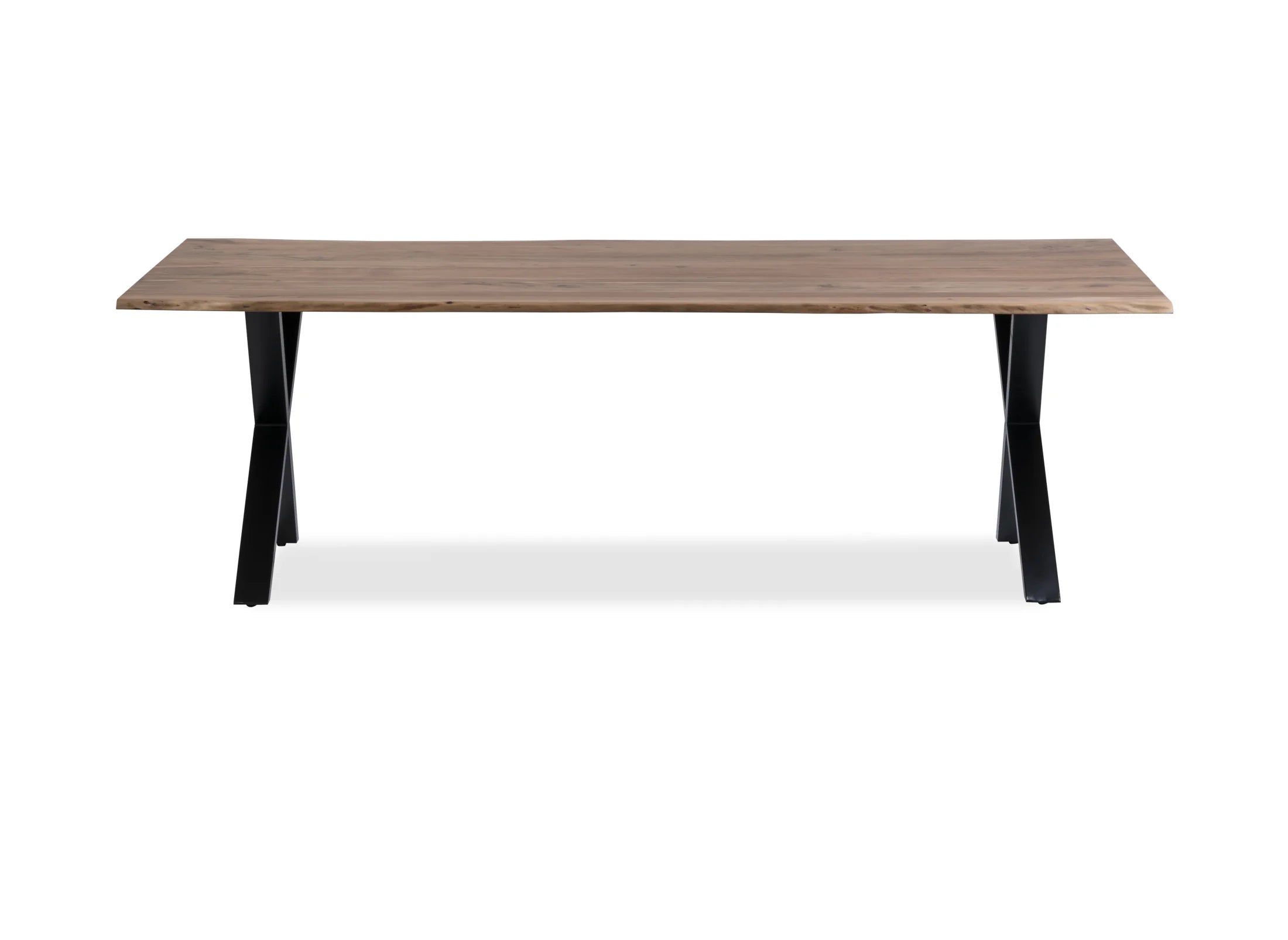 Live Edge Esstisch 240 cm – Wähle Tischplatte & Beine