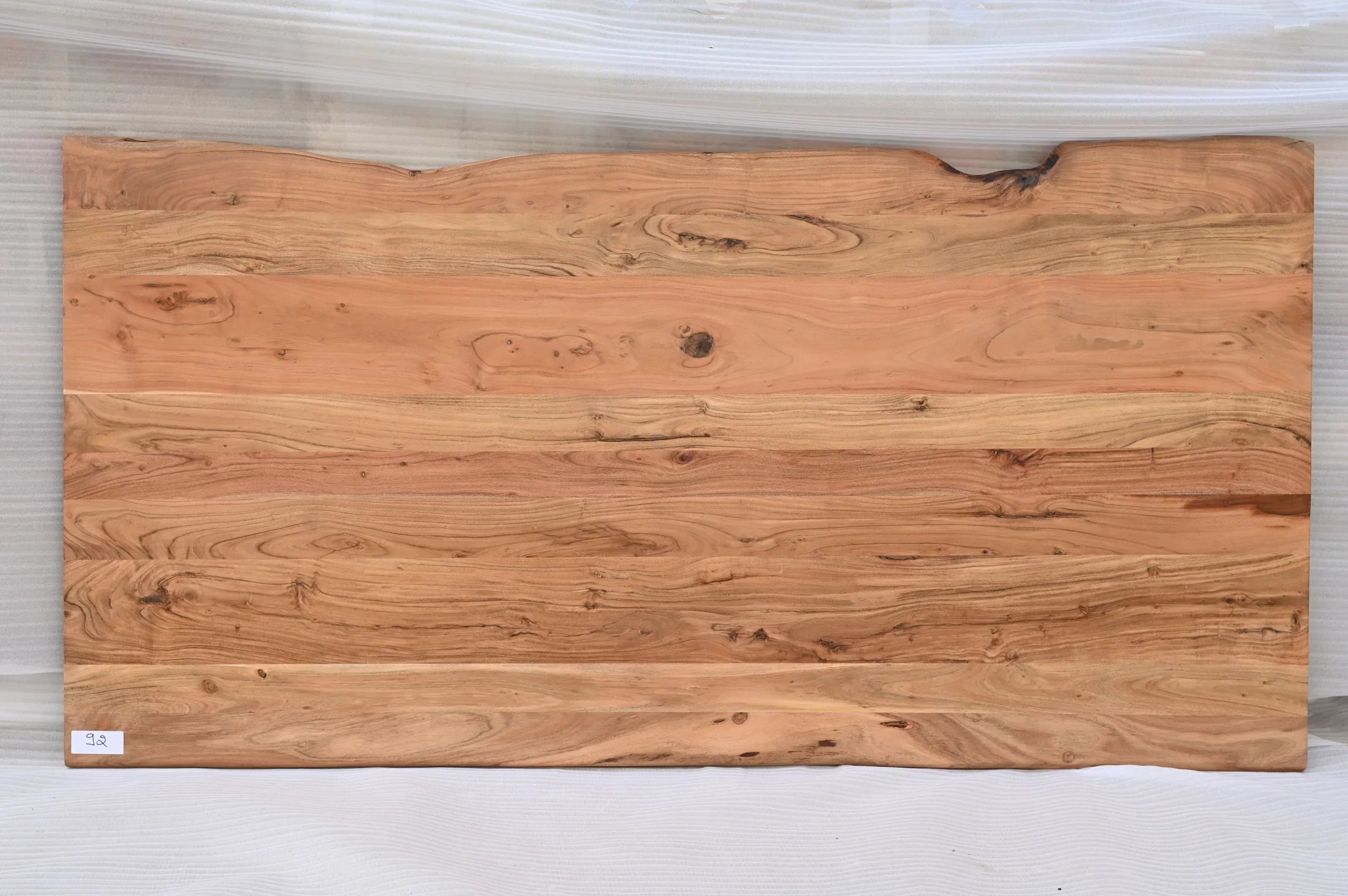 Dining table with live-edge, 240 cm, acacia – solid wood