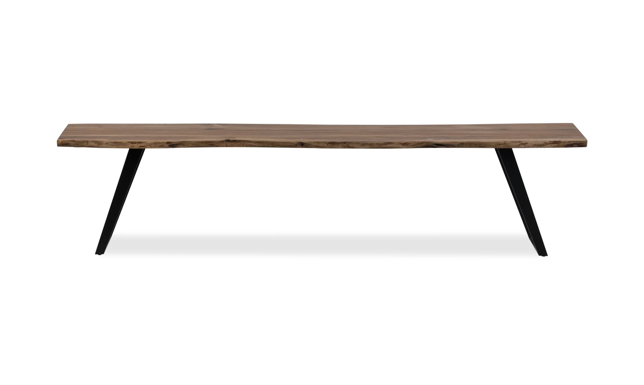 Live Edge Bank 180 cm – Akazie Massivholz