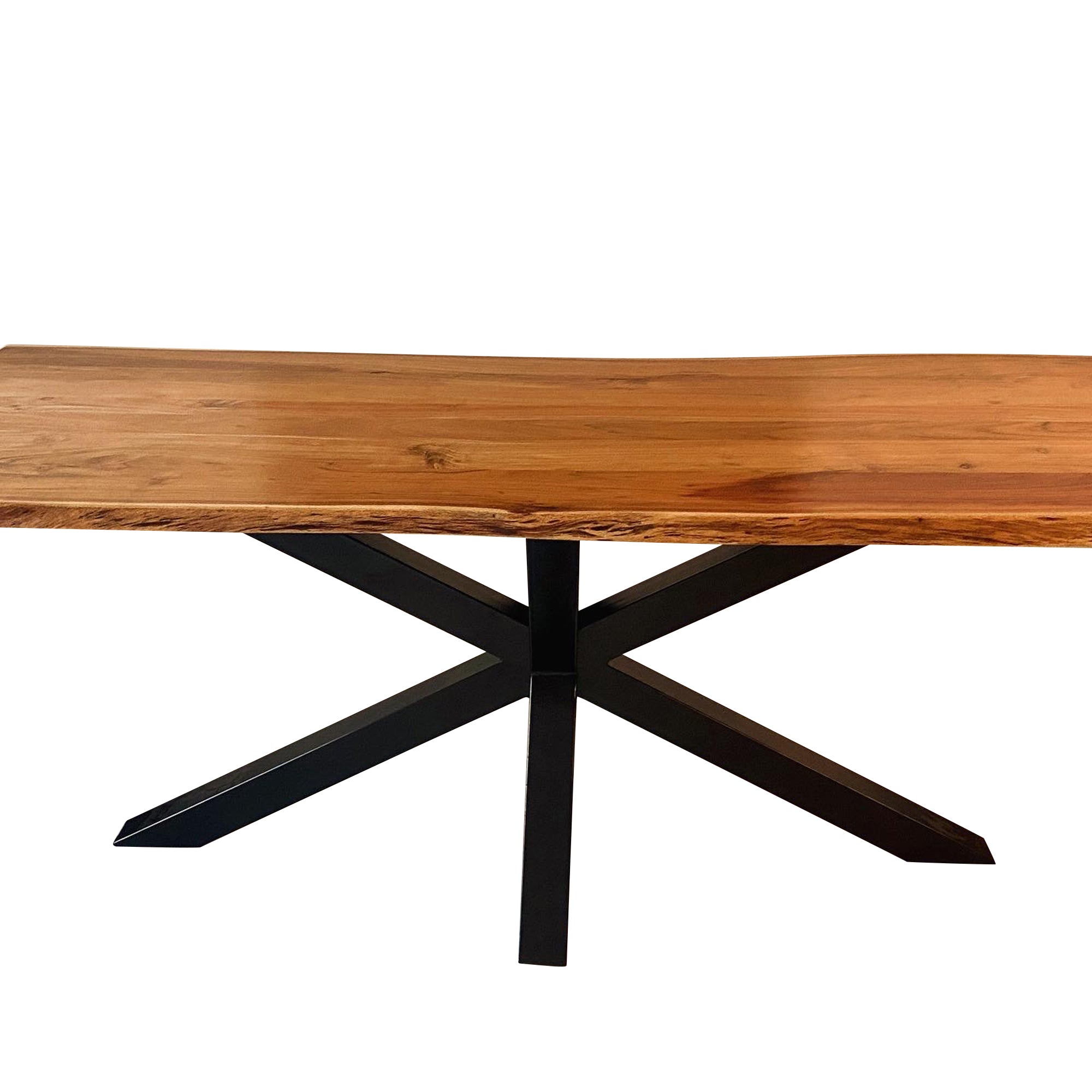 Akazienholz Tisch mit Baumkante "Wild Star"