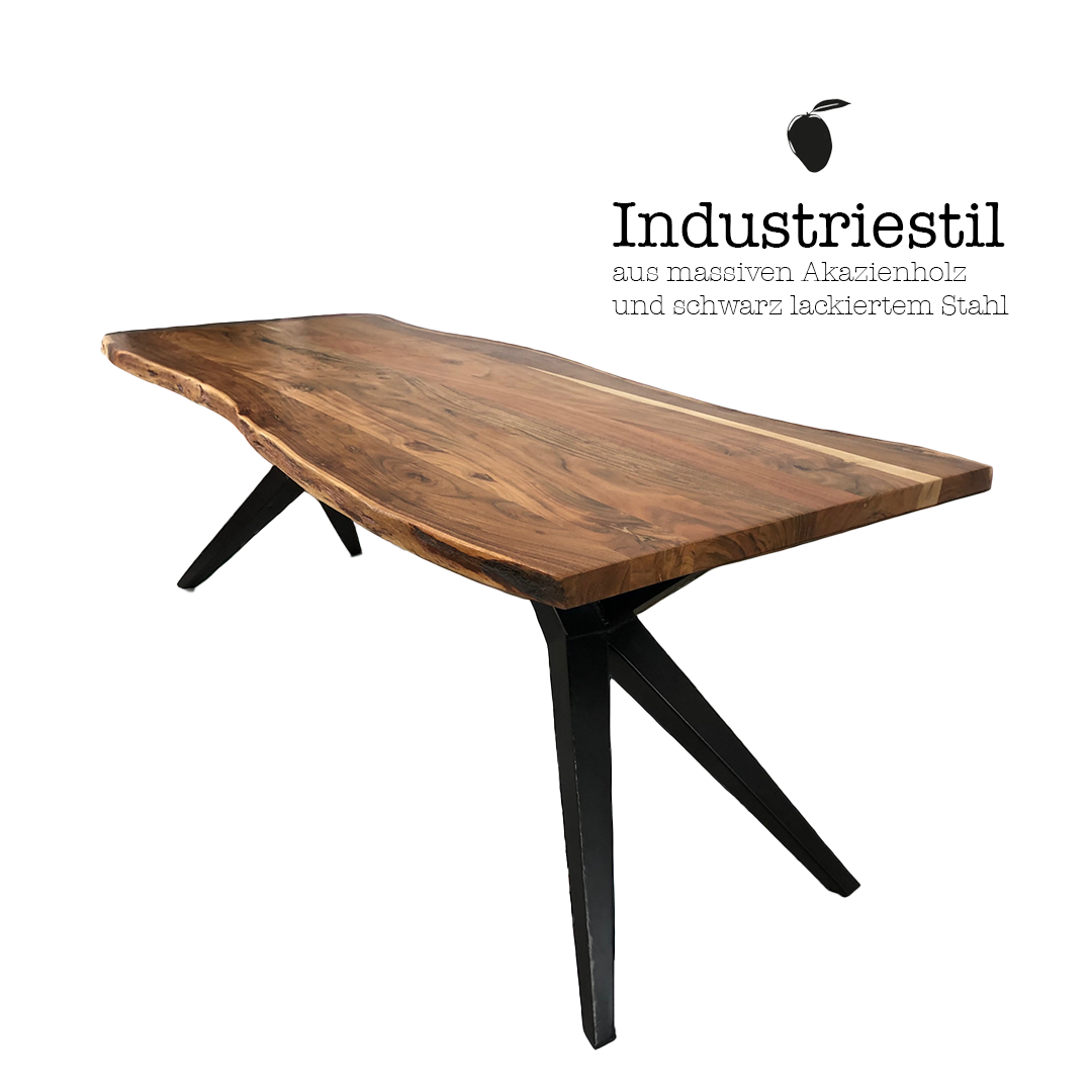 Akazienholz Tisch "The balanced X Table 180"