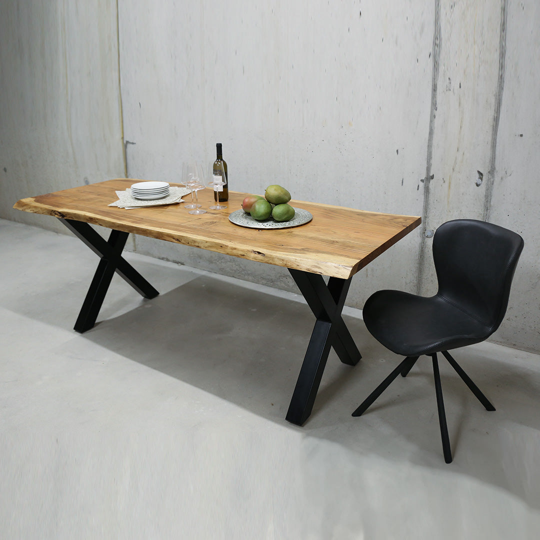 Akazienholz Tisch "The X Table 200"