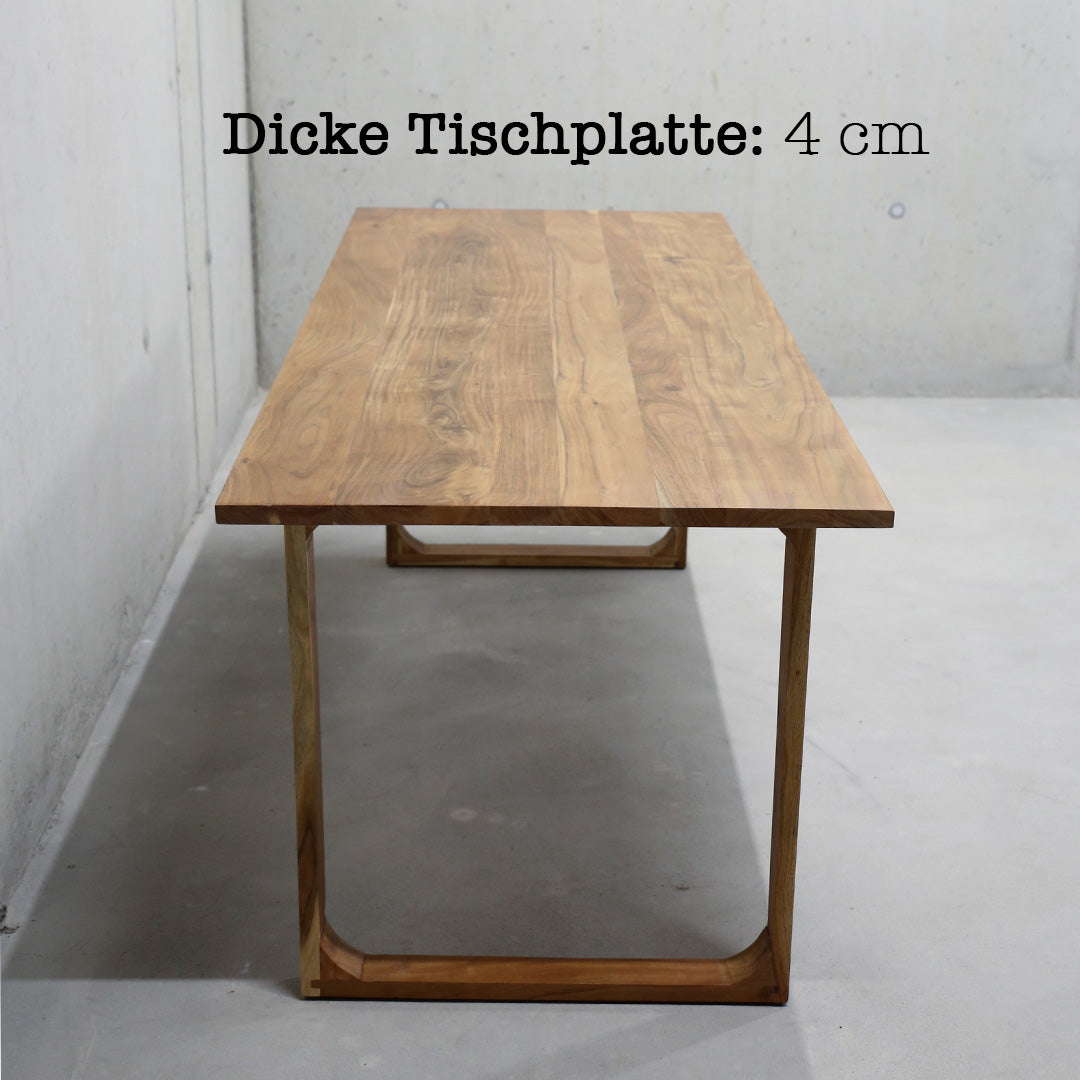 Acacia wood table "The Woody Table 200"