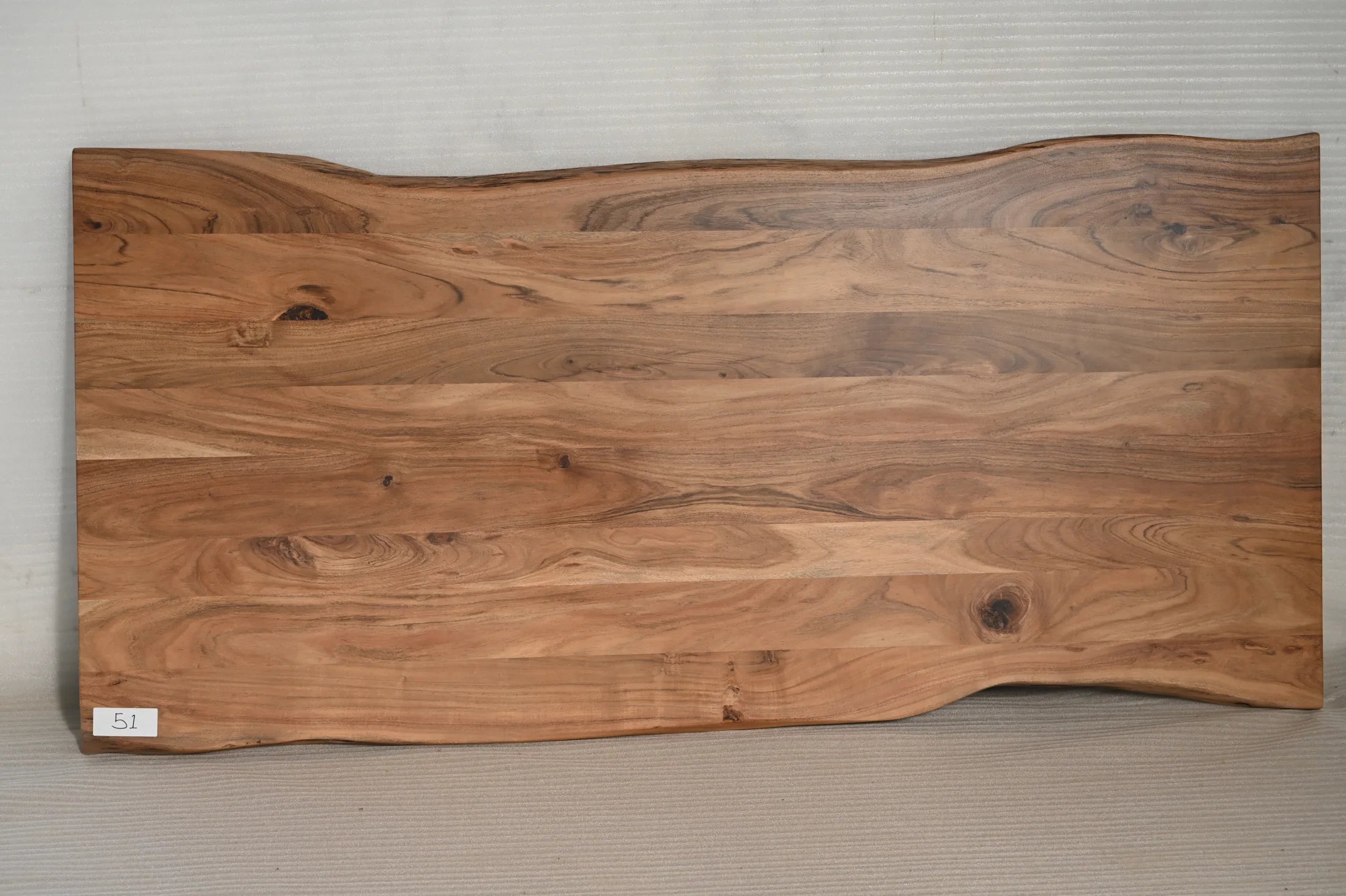 Dining table with live-edge, 200 cm, acacia – solid wood