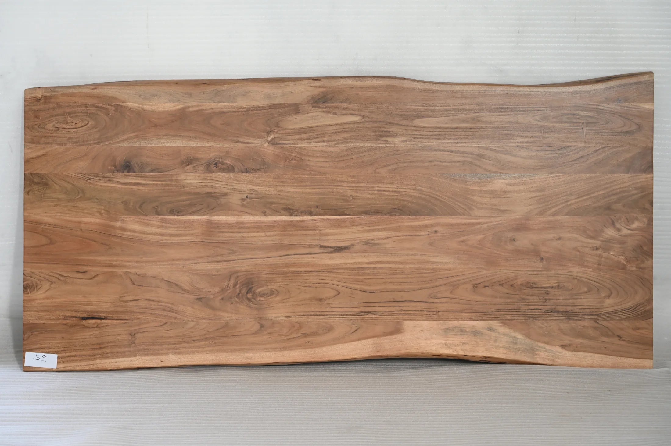 Dining table with live-edge, 200 cm, acacia – solid wood