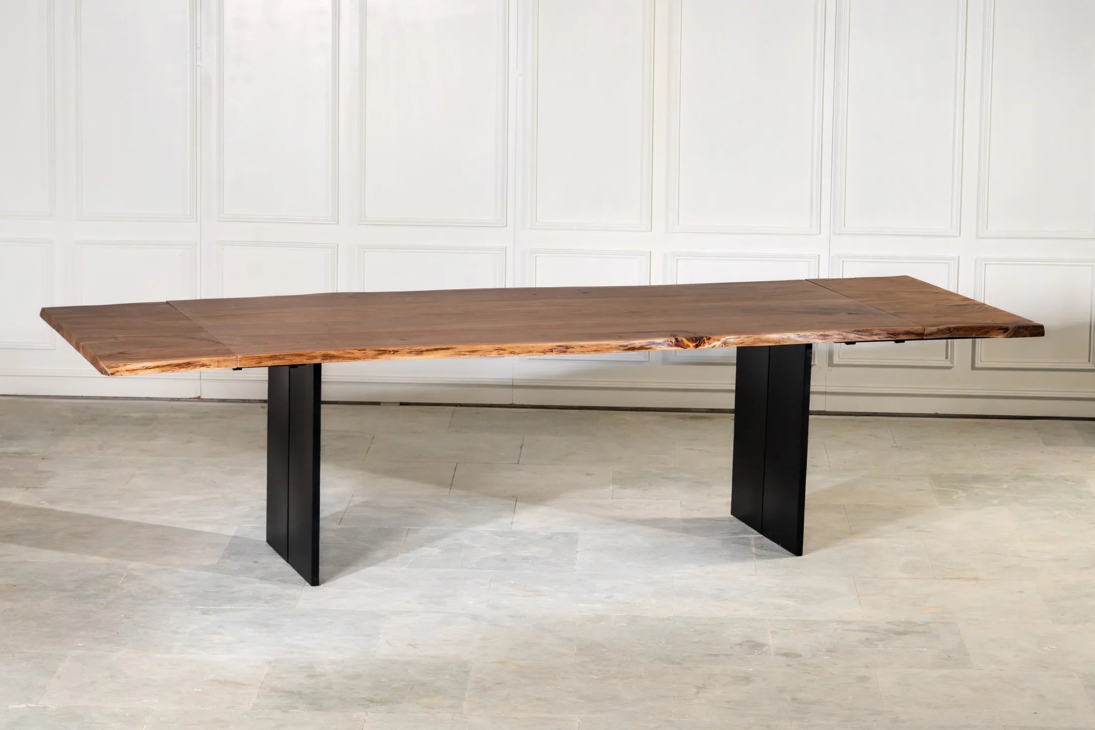 Live Edge Ausziehtisch 220–300 cm – Wähle Tischplatte & Beine
