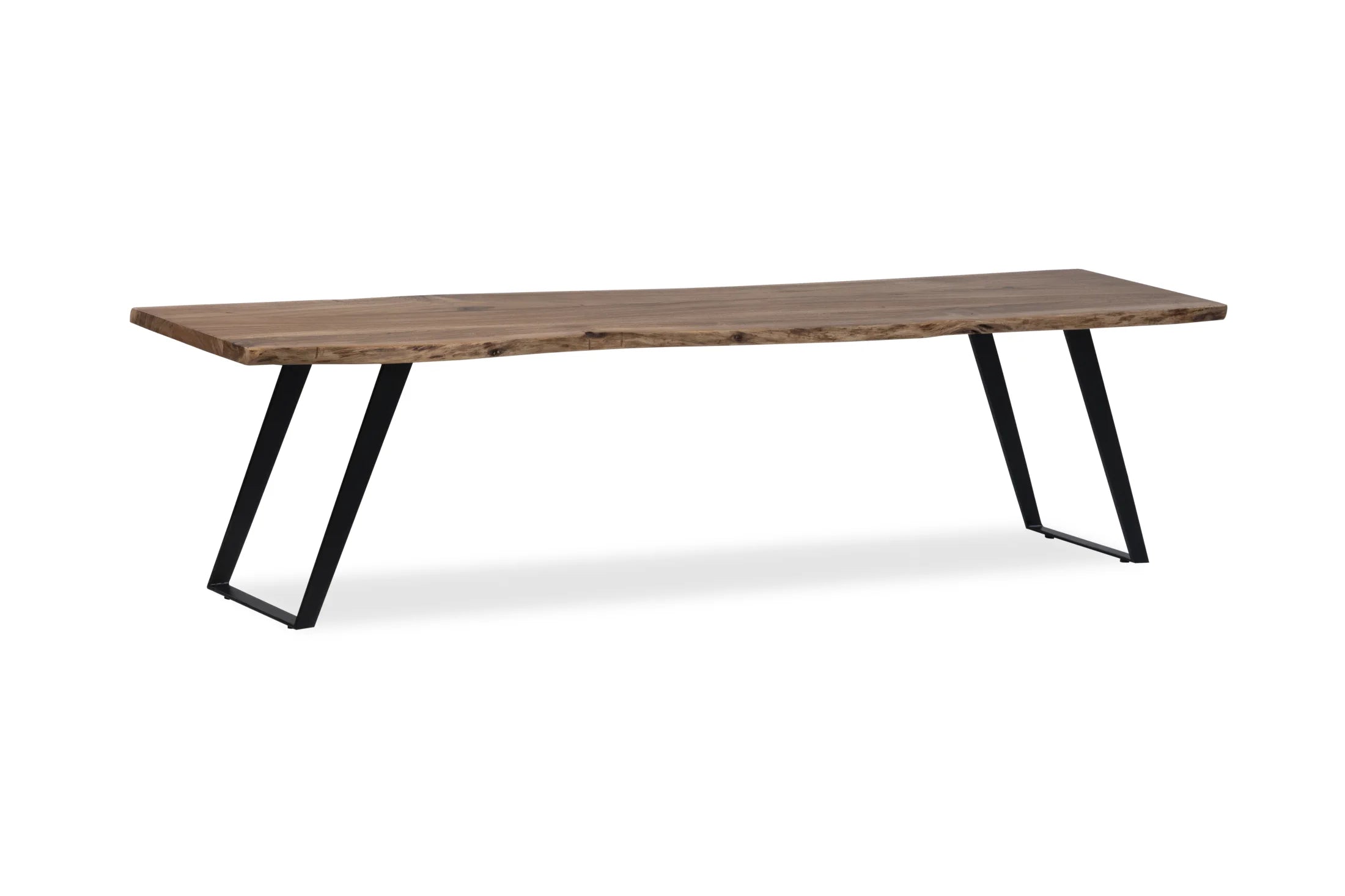 Live Edge Bank 180 cm – Akazie Massivholz