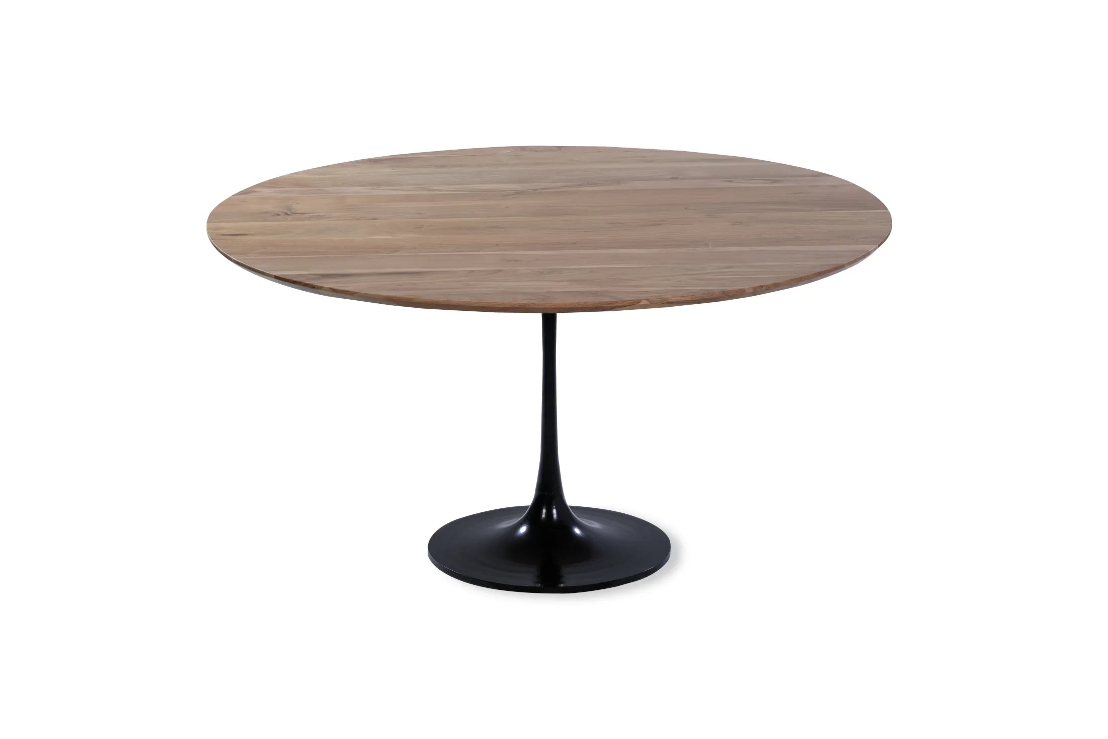 Runder Esstisch 150 cm Akazie – Center-Stand (CTR)